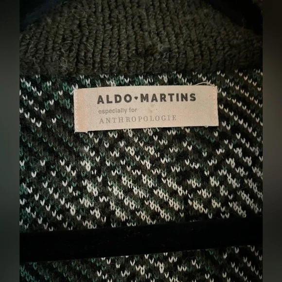 Anthropologie Aldomartins Plaid Cardigan Sweater - Picture 6 of 9